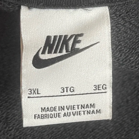 Nike Black and white crew neck  sweater - Picture 3 of 3